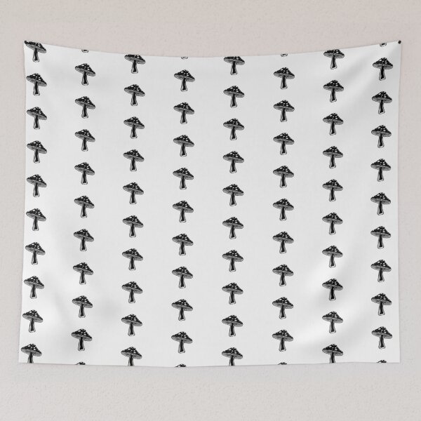 Item preview, fly agaric mushroom sticker, template for print on a T-shirt designed and sold by Sunshine2504.
