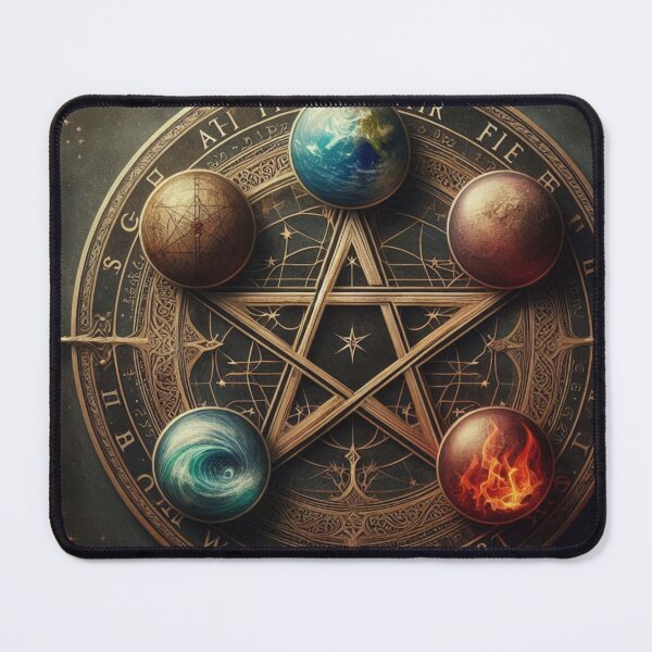 Item preview, Pentacle with 5 elements designed and sold by Jennifer McBride.