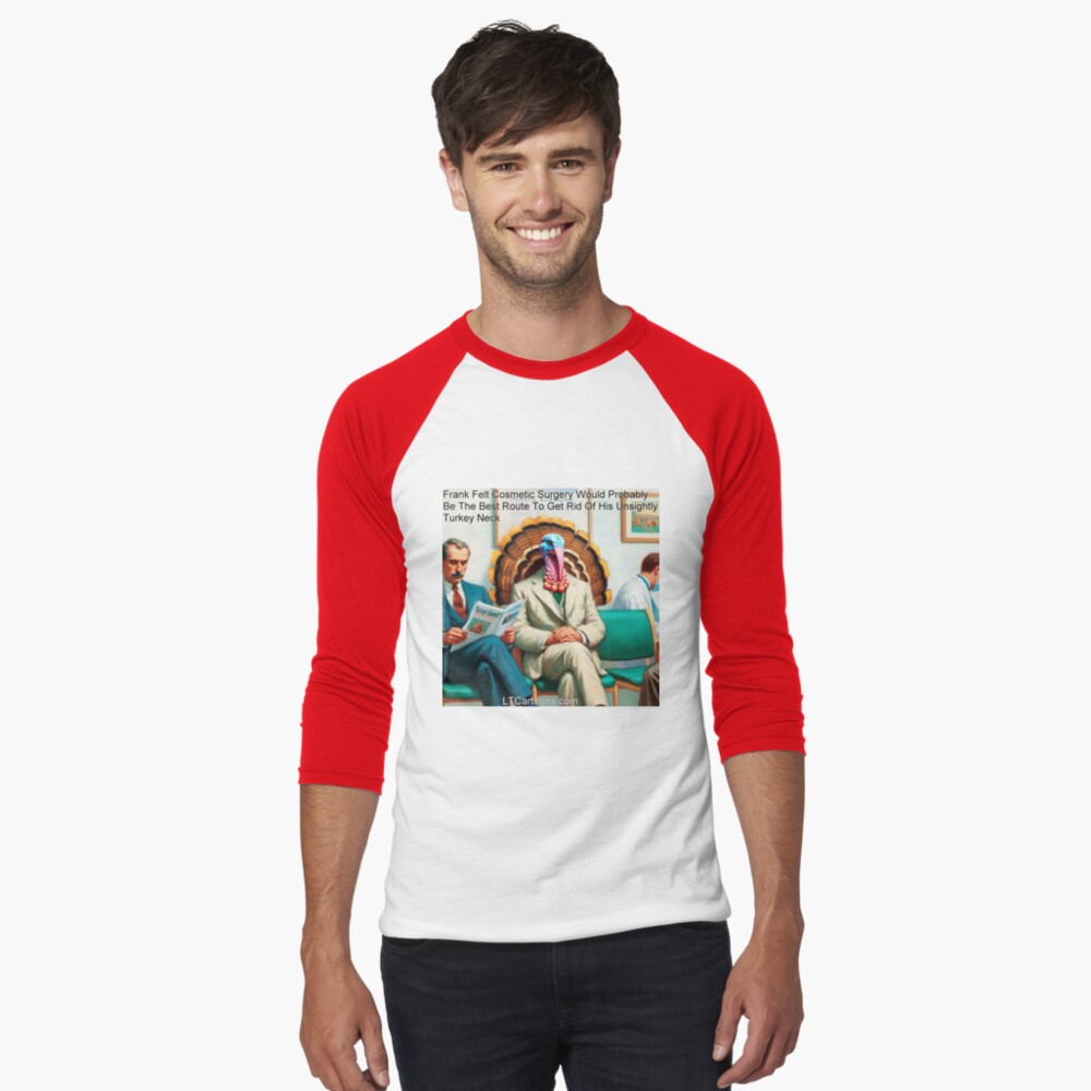 Item preview, Baseball ¾ Sleeve T-Shirt designed and sold by ltcartoons.