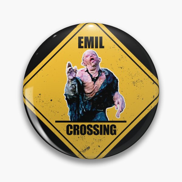 Item preview, Toxic Waste Melting Emil Crossing Sign designed and sold by Fat-Linos.