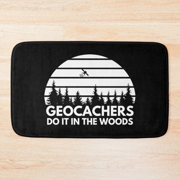 Item preview, Geocaching gift, geocachers do it in the woods retro sunset designed and sold by portrait4you.