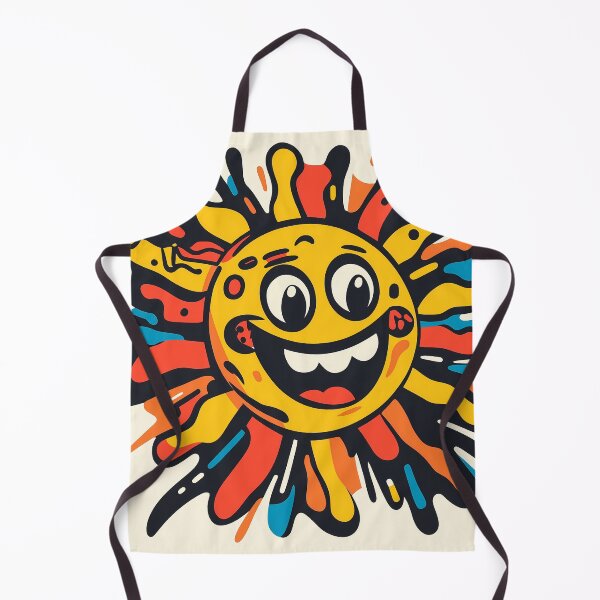 Item preview, Colorful smiling sun designed and sold by Unfolding Art.