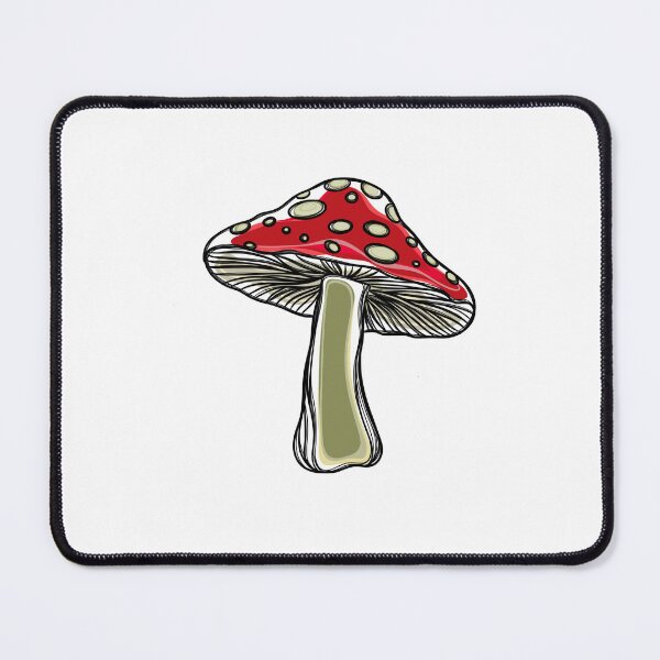 Item preview, fly agaric mushroom sticker, template for print on a T-shirt designed and sold by Sunshine2504.