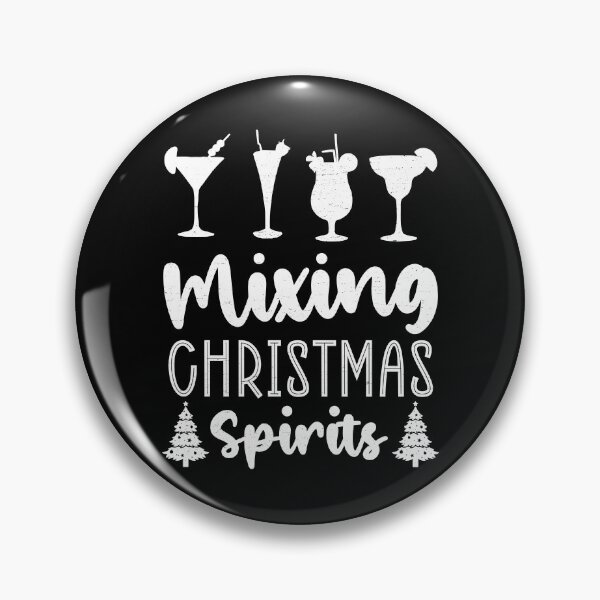 Item preview, Funny Christmas Bartender Mixing Christmas Spirits designed and sold by LazyLoungeCo.