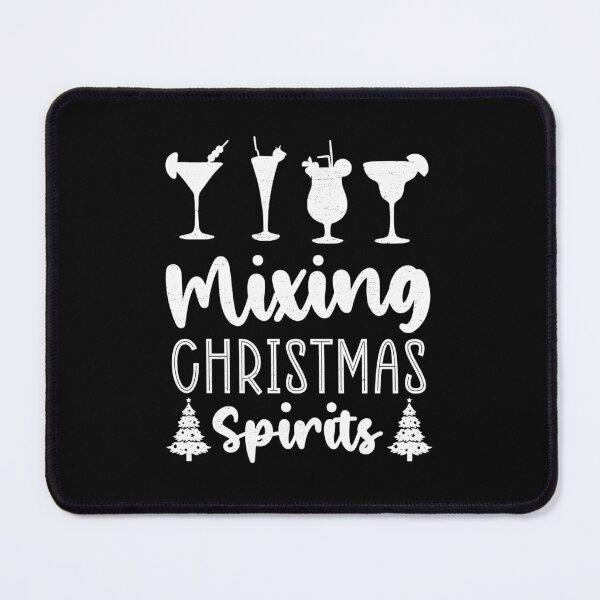 Item preview, Funny Christmas Bartender Mixing Christmas Spirits designed and sold by LazyLoungeCo.