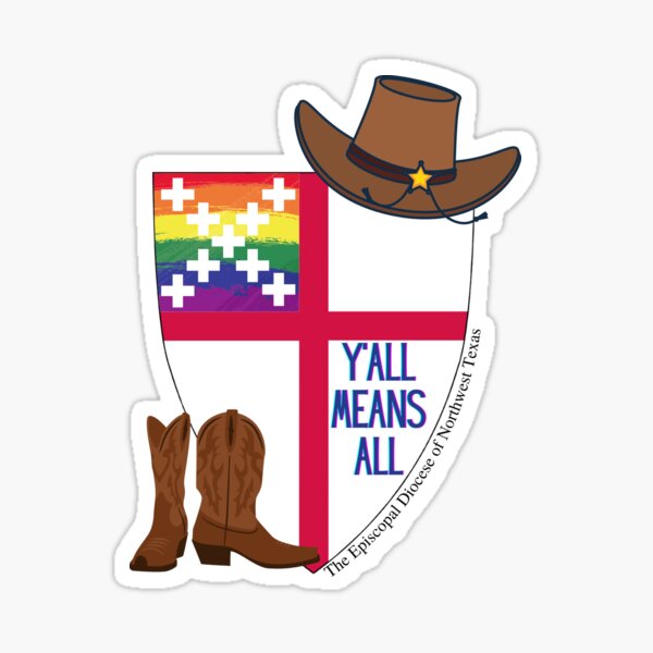 Item preview, Y'all Means Yall designed and sold by Canterbury Episcopal Campus Ministry at Texas Tech University .
