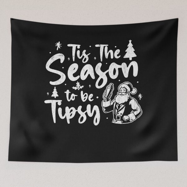 Item preview,  Funny Christmas Bartender Tis The Season To Be Tipsy Mixologist designed and sold by LazyLoungeCo.