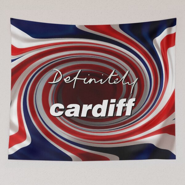 Item preview, Red White and Blue Cardiff swirl for Oasis '25 tour at Principality Stadium designed and sold by BritTops.
