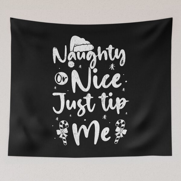 Item preview, Funny Christmas Bartender Just Tip Me Mixologist designed and sold by LazyLoungeCo.