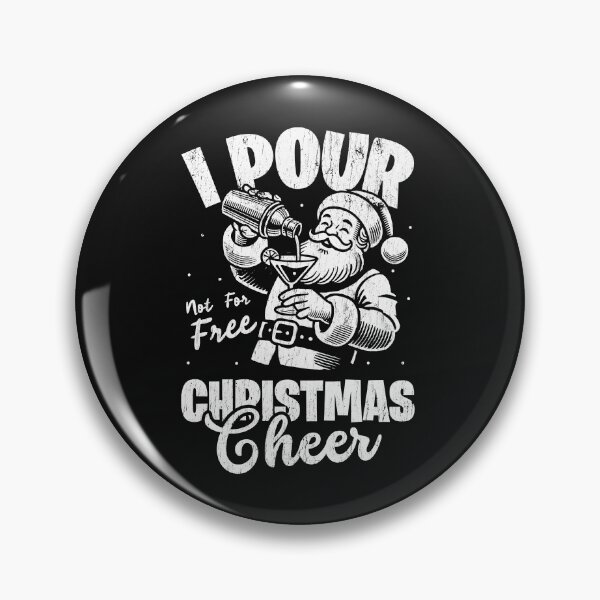 Item preview,  Funny Christmas Bartender I Pour Christmas Cheer  Mixologist designed and sold by LazyLoungeCo.
