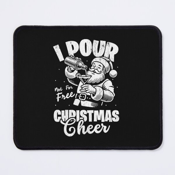 Item preview,  Funny Christmas Bartender I Pour Christmas Cheer  Mixologist designed and sold by LazyLoungeCo.