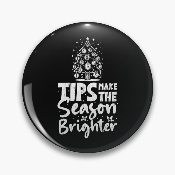 Item preview, Funny Christmas Bartender Tips Make The Season Brighter Mixologist designed and sold by LazyLoungeCo.