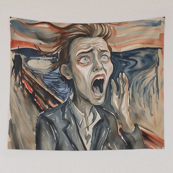 Item preview, Scream Watercolor designed and sold by yumas.