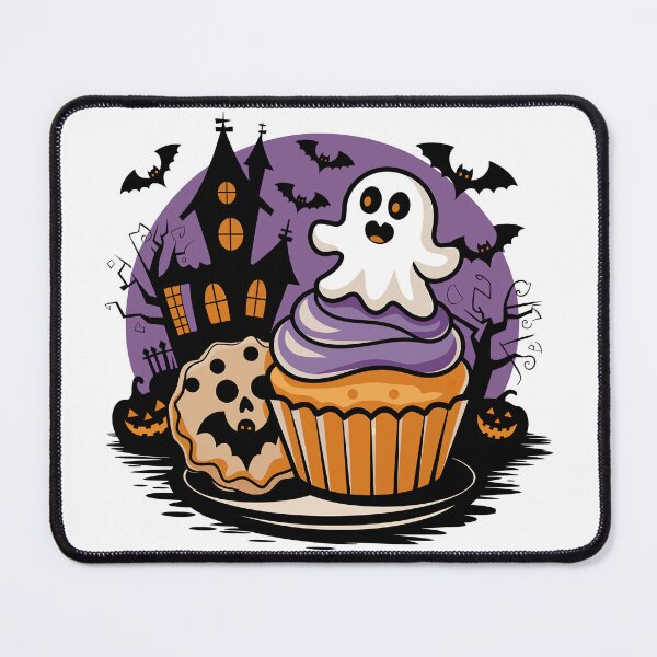 Item preview, Ghost Cupcake and Haunted Cookie Halloween Treat designed and sold by Quirky Shirts.