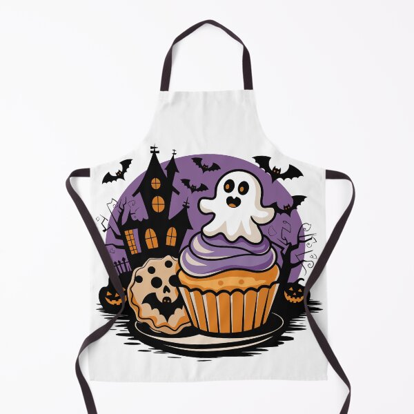 Item preview, Ghost Cupcake and Haunted Cookie Halloween Treat designed and sold by Quirky Shirts.