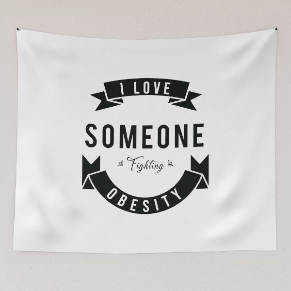 Item preview, I Love Someone Fighting OBESITY OBESITY Disease Design for Boys Girls and Kids designed and sold by saadkh.