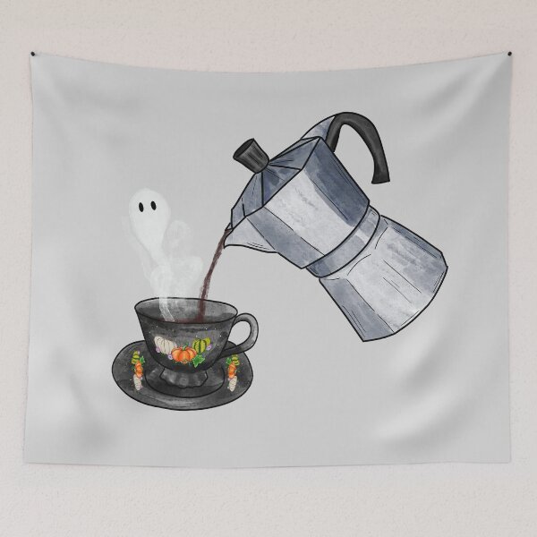 Item preview, Ghost Coffee designed and sold by StrawberryUnicornCo.