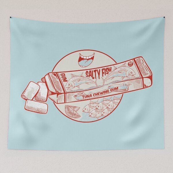 Item preview, Tuna Fish Flavored Chewing Gum designed and sold by piedaydesigns.