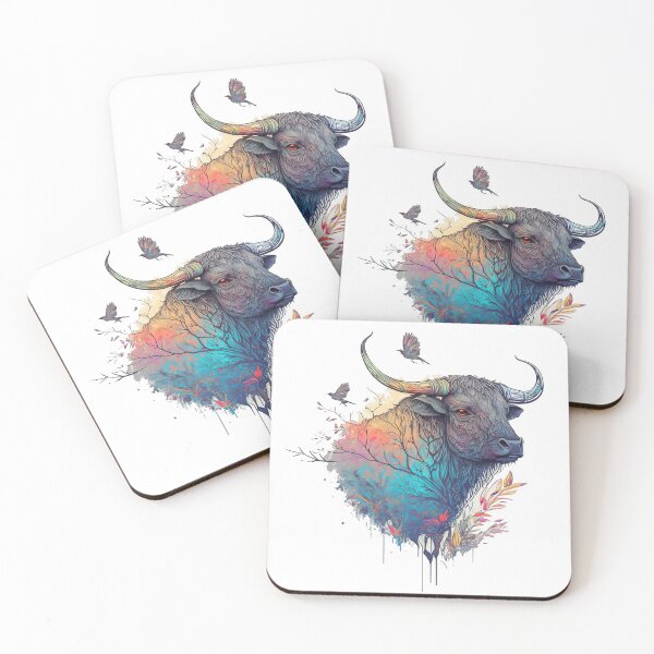 Item preview, Water Buffalo Majesty: Guardian of the Wetlands designed and sold by WildlifeSafari.