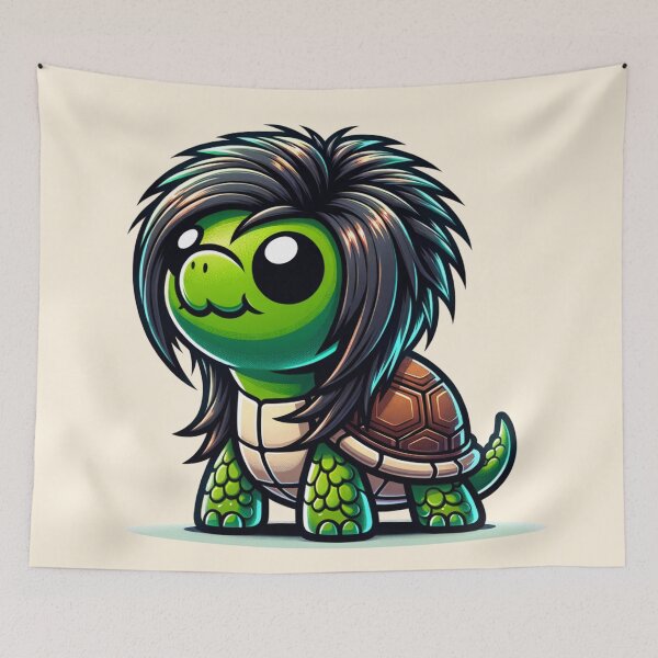 Item preview, Mullet Turtle Mania designed and sold by BassHeadMomma.