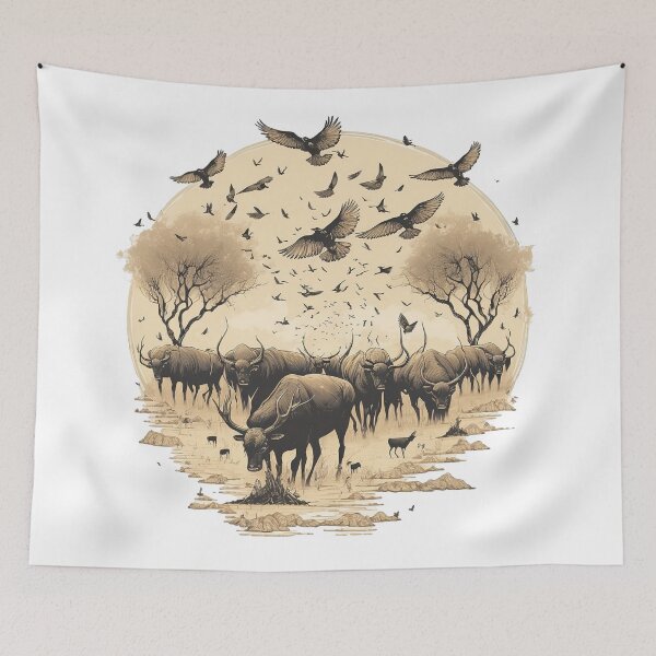 Item preview, Earth and Water: The African Water Buffalo designed and sold by WildlifeSafari.