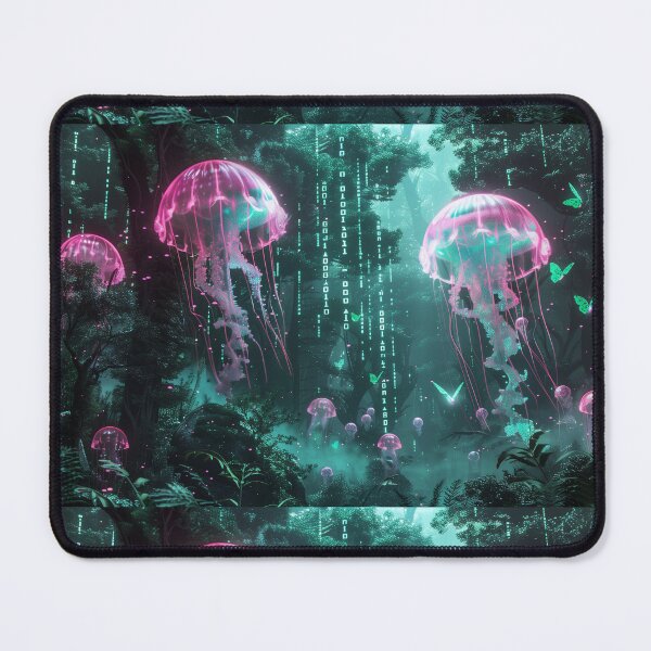 Item preview, Jelly Fish Digital Tech Submarine Butterflies designed and sold by wintervsfall.