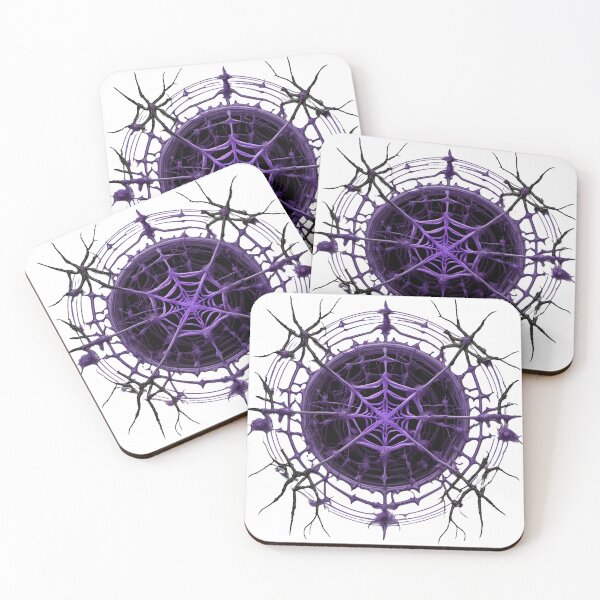 Item preview, Mystical Spider Web Mandala in Purple Tone designed and sold by MandalasShops.