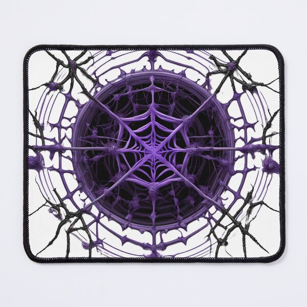 Item preview, Mystical Spider Web Mandala in Purple Tone designed and sold by MandalasShops.
