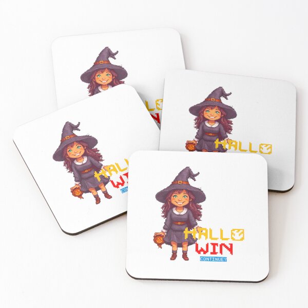 Item preview, Pixeled Halloween witch designed and sold by MAN TO ART Designlab.