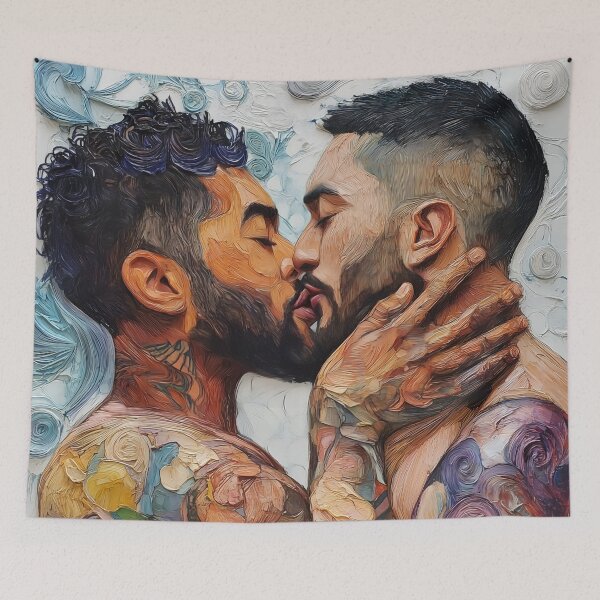 Item preview, The Kiss designed and sold by AndroscopedMen.