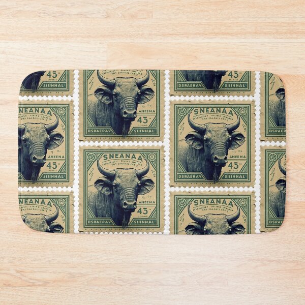 Item preview, African Stamp: Water Buffalo on the Horizon designed and sold by WildlifeSafari.