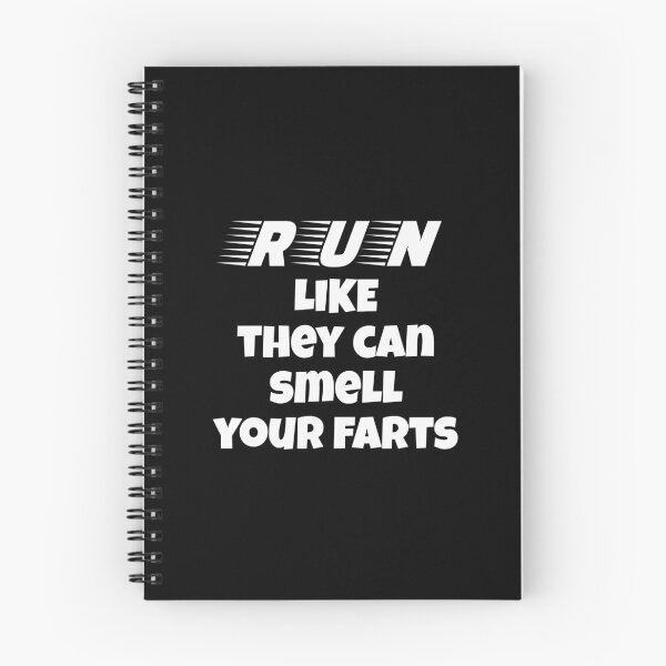 Item preview,  Run like they can smell your farts, dark background designed and sold by Jeeb-Arts.