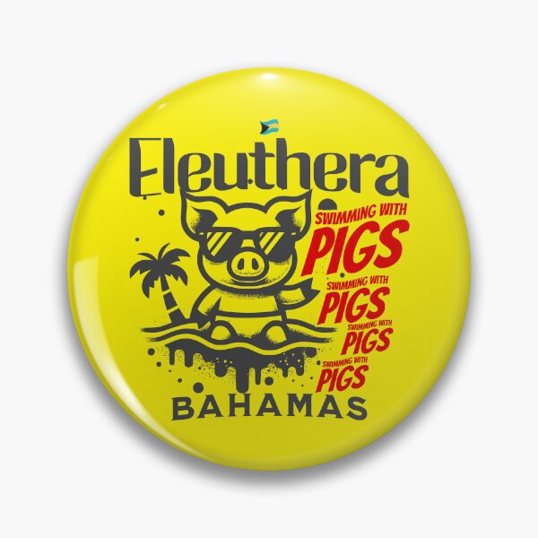 Item preview, Bahamas Souvenir Gift : Eleuthera Bahamas Swimming Pigs designed and sold by shoptshirtswag.