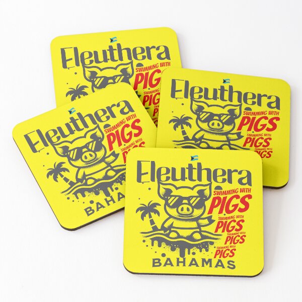 Item preview, Bahamas Souvenir Gift : Eleuthera Bahamas Swimming Pigs designed and sold by shoptshirtswag.