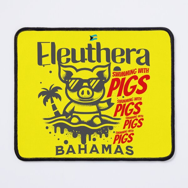 Item preview, Bahamas Souvenir Gift : Eleuthera Bahamas Swimming Pigs designed and sold by shoptshirtswag.