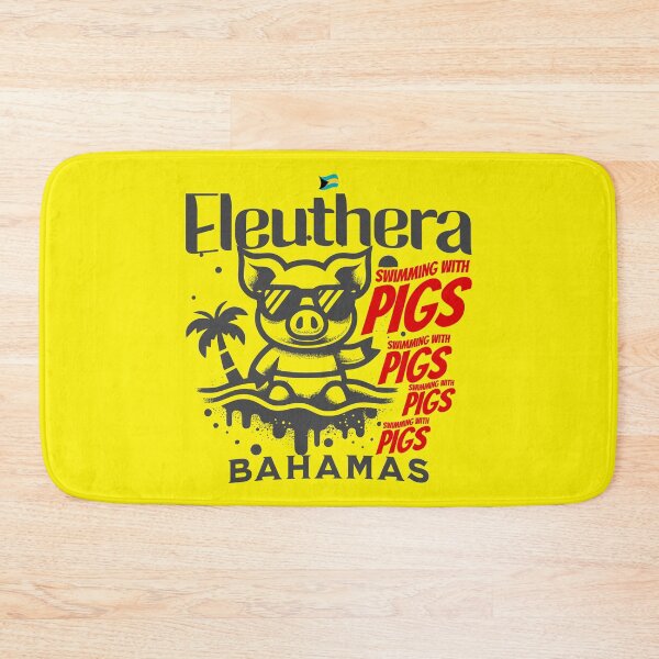 Item preview, Bahamas Souvenir Gift : Eleuthera Bahamas Swimming Pigs designed and sold by shoptshirtswag.