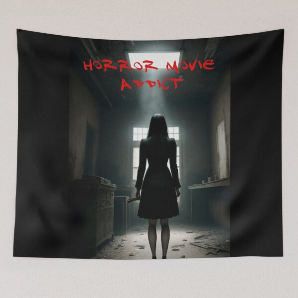 Item preview, Vintage Horror Movie Addict designed and sold by TheDarkWardrobe.