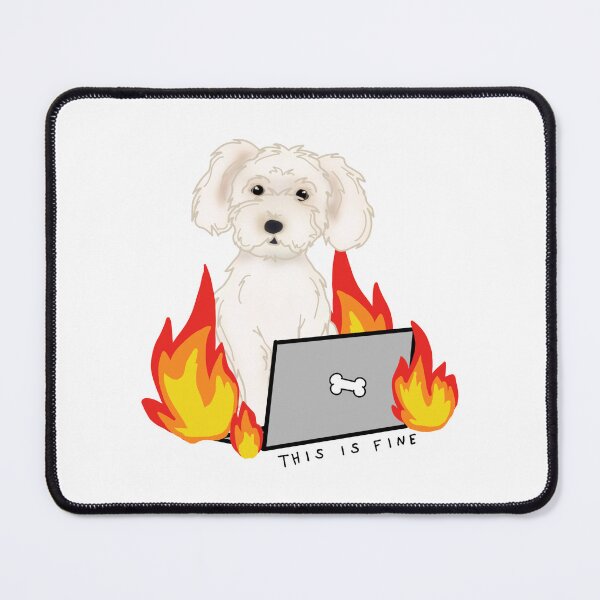 Item preview, This is fine… designed and sold by Solid Gould Designs.