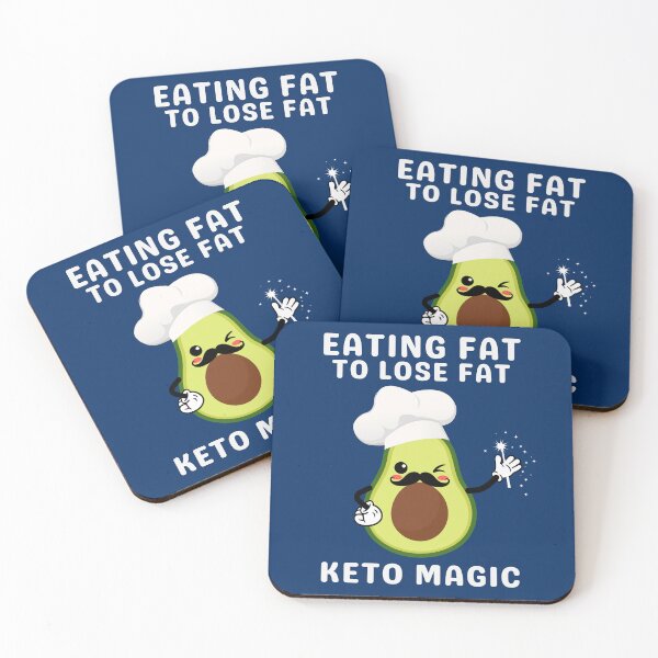 Item preview, Eating Fat to Lose Fat Keto Magic Avocado Chef​​  designed and sold by Anniko Art Studio.