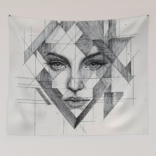 Item preview, Fractured Reflections: The Geometry of Identity designed and sold by oanaunciuleanu.