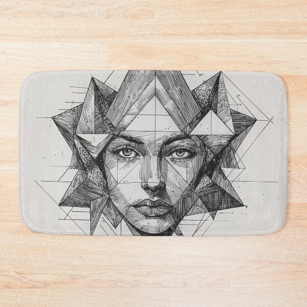 Item preview, Fractured Reflections: The Geometry of Identity designed and sold by oanaunciuleanu.