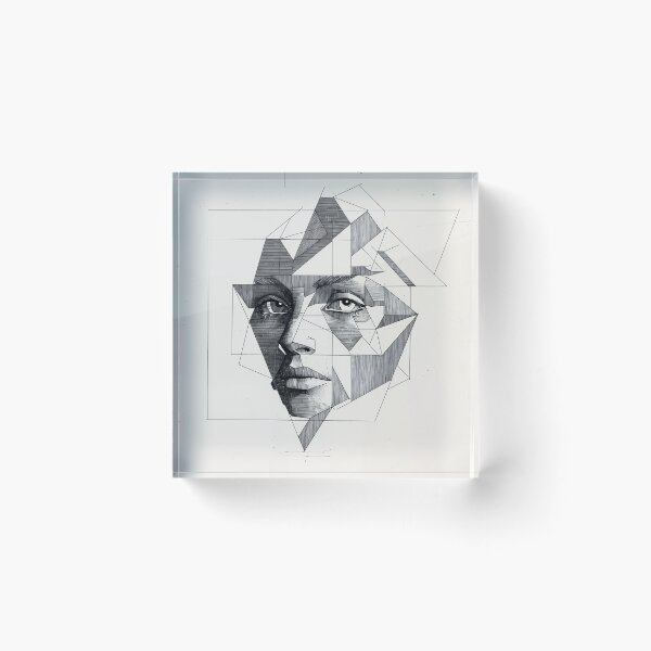 Item preview, Fractured Reflections: The Geometry of Identity designed and sold by oanaunciuleanu.