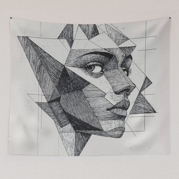 Item preview, Fractured Reflections: The Geometry of Identity designed and sold by oanaunciuleanu.