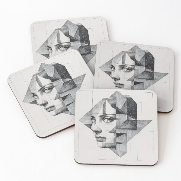 Item preview, Fractured Reflections: The Geometry of Identity designed and sold by oanaunciuleanu.