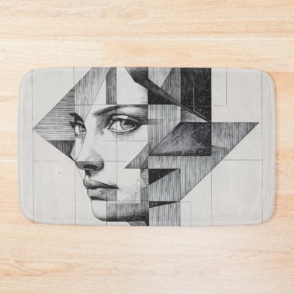 Item preview, Fractured Reflections: The Geometry of Identity designed and sold by oanaunciuleanu.