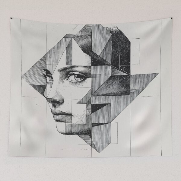Item preview, Fractured Reflections: The Geometry of Identity designed and sold by oanaunciuleanu.