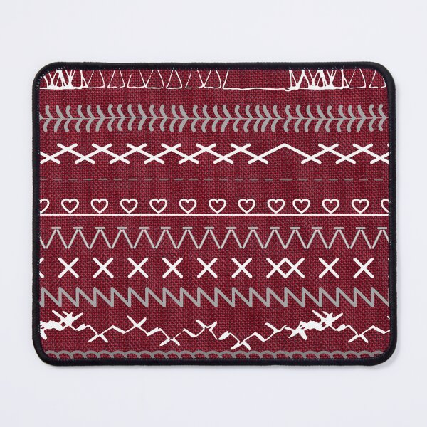 Item preview, Sewing Stitch Patterns on Textured Fabric Effect Background designed and sold by Nancyanna.