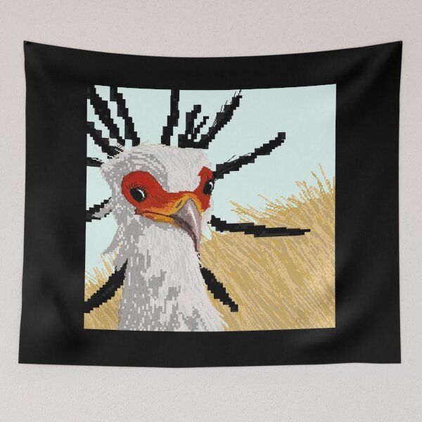 Item preview, Secretary bird  designed and sold by TheMenagerieM.