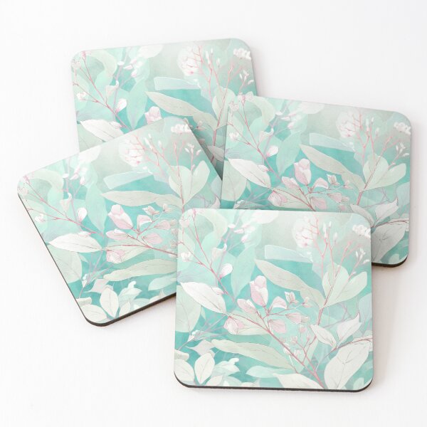 Item preview, Soft and calm illustration of leaves and delicate flowers  designed and sold by JANA4446.