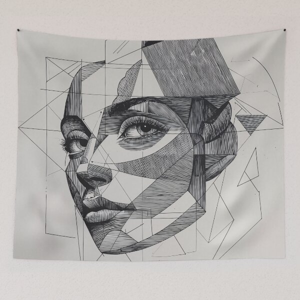 Item preview, Fractured Reflections: The Geometry of Identity designed and sold by oanaunciuleanu.